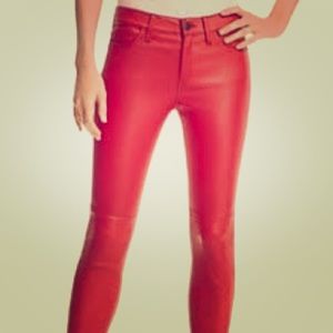 Jbrand Leather Jeans .